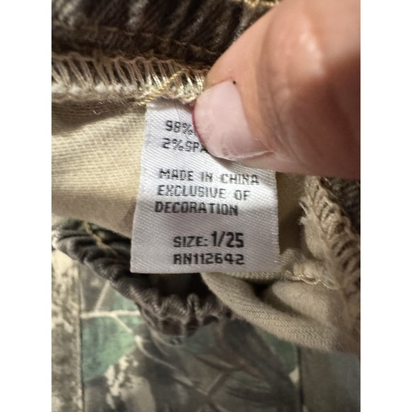 Telepatia Camo Cargo Pants Tree Print Size 1/25 Hunting Jogger - Picture 4 of 7